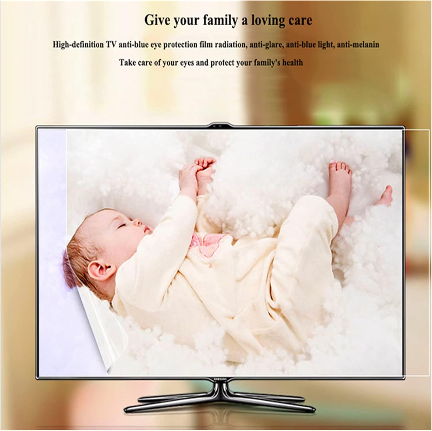 Ninonly 液晶テレビ保護パネル 55インチ テレビカバー アクリル製