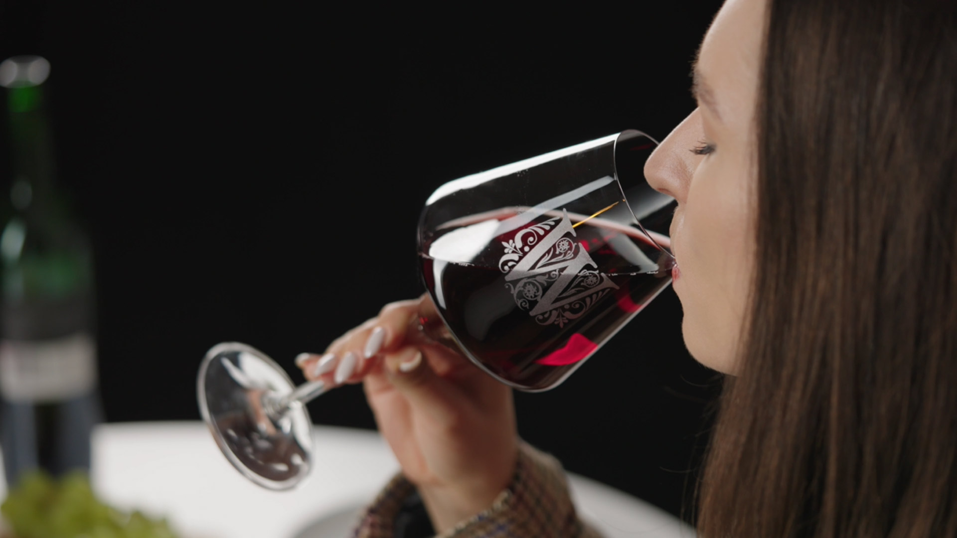 Verre à Vin Gravé Personnalisable Maverton - 490ml - Cristal - Cadeau Anniversaire Homme Amateur De Vin