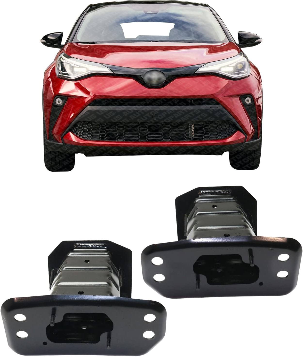 US AUTO PARTS PLUS New Front Bumper Reinforcement Brackets