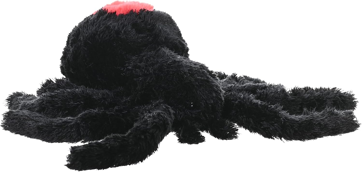 Wild Republic Redback Spider, Cuddlekins, Stuffed Animal, 12 inches, Gift for Kids, Plush Toy, Fill is Spun Recycled Water Bottles