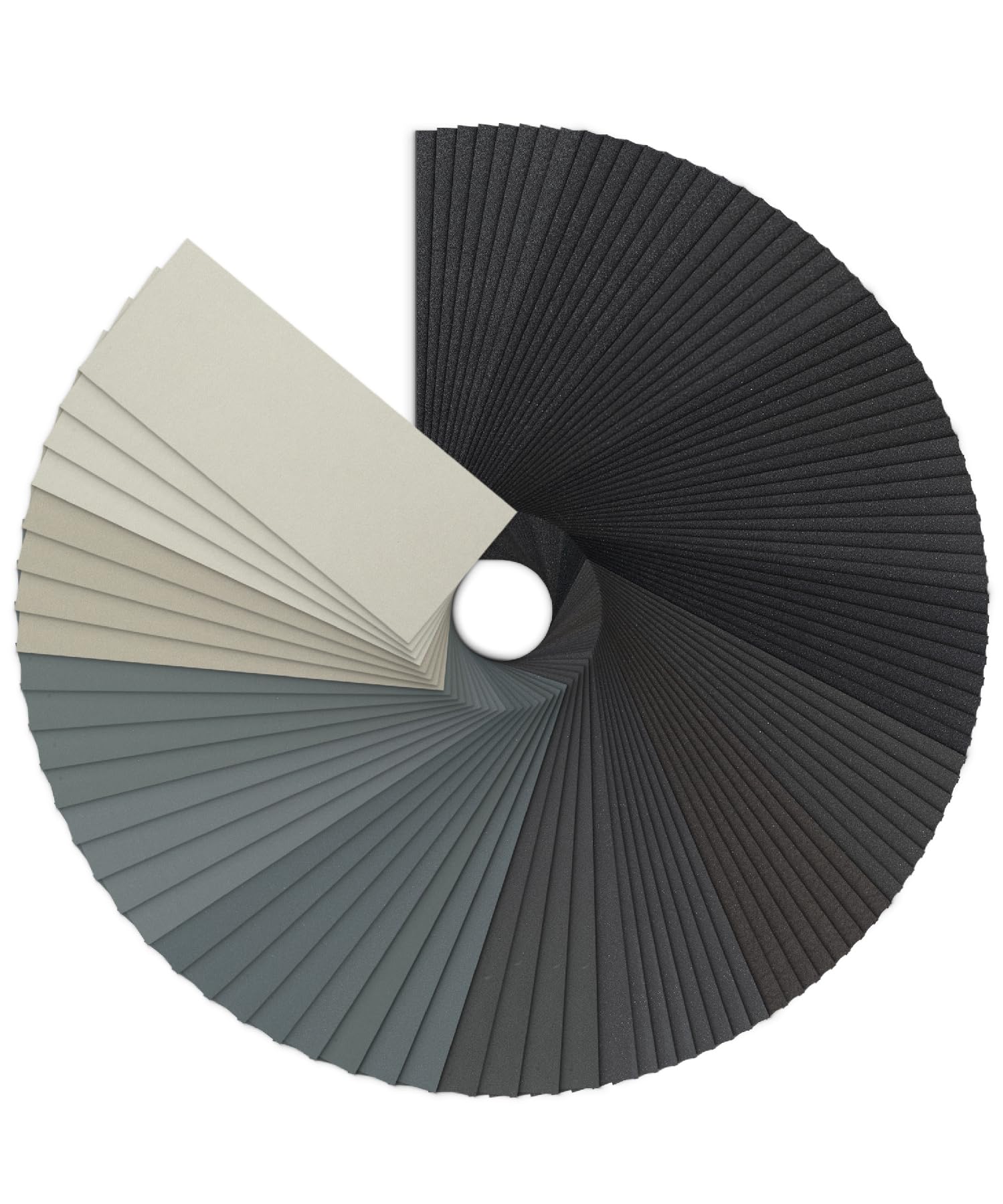 Bates Choice Sandpaper, 100 Pcs, 120-5000 Grit, Silicon Carbide, Paper Backed, Suitable for Wood, Metal, Plastic