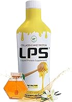 Vista 12 de LPS Suplemento líquido de colágeno y proteína de suero – Sin azúcar, sin colorantes, bebida sin OGM – Colágeno hidrolizado y péptidos de suero que