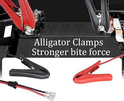 Miniatura 5 de Terminal de crimpado hembra de 0.26 pulgadas0.260 in a batería, cable de clips de cocodrilo de 0.26 pulgadas, terminales tipo F2 a abrazaderas de