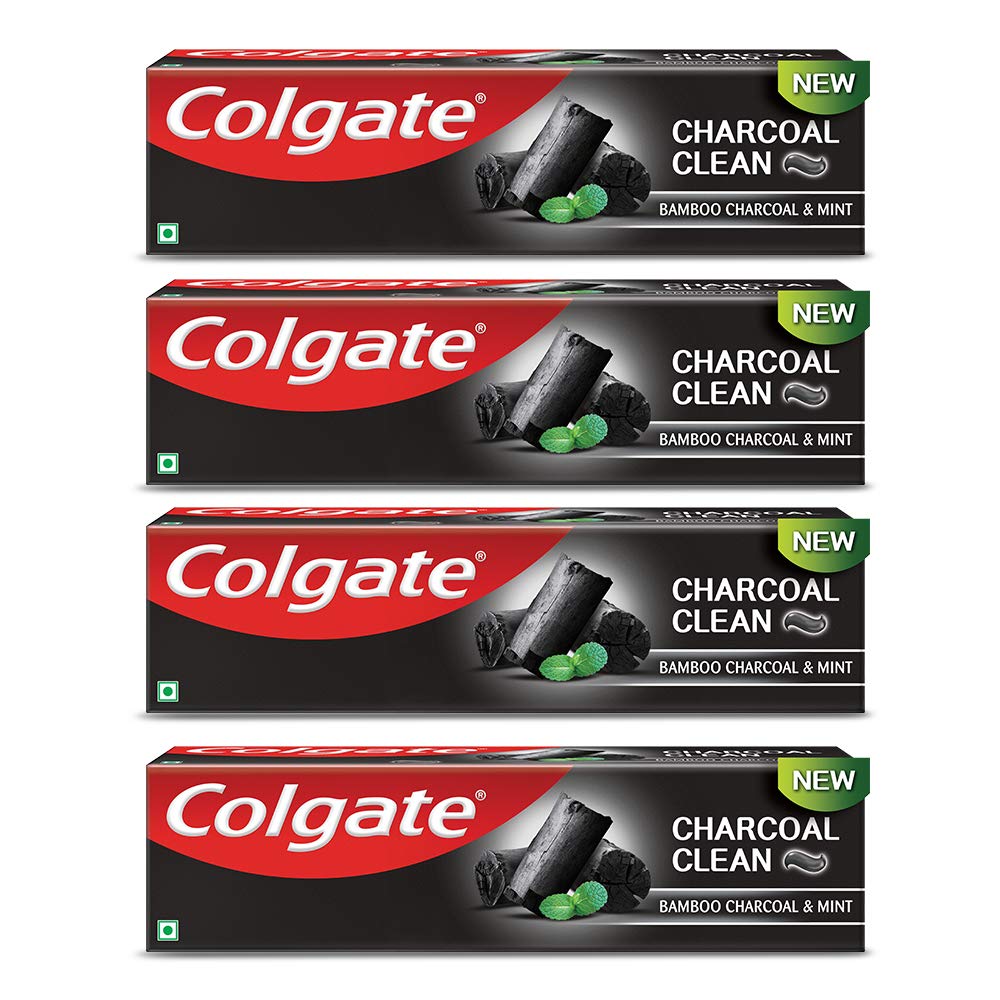 Colgate Charcoal Clean Toothpaste - 120 g (Pack of 4)-picture-26