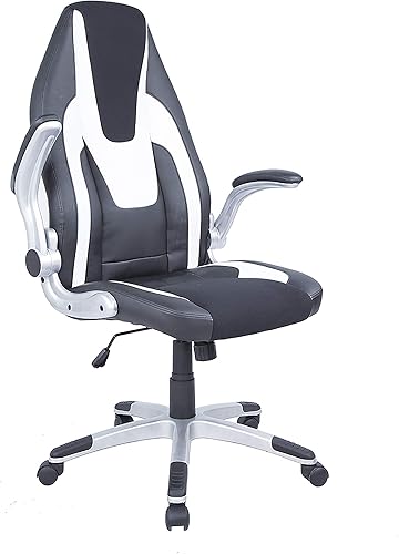 Miniatura 7 de Milan 4127-CCH - Silla de computadora, color negro, blanco