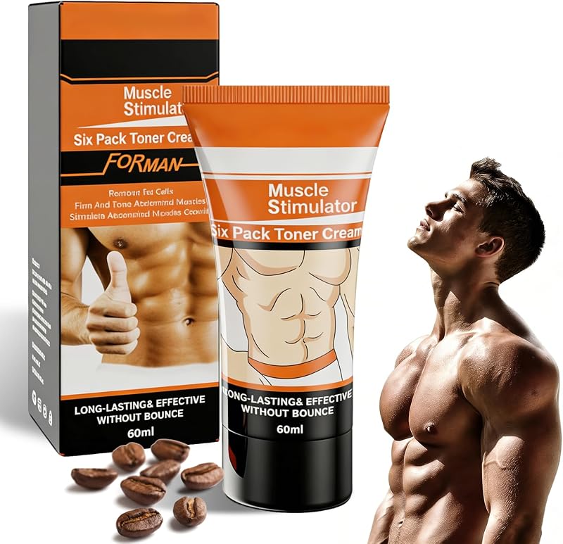 Anti-Cellulite Cream Strong Body, Firming Cream Belly and Abdominal Cream, Modelling Gel for Abdomen Thighs Buttocks and Arms, Strong Cellulite Cream for Thighs and Buttocks for Women Men 60 ml