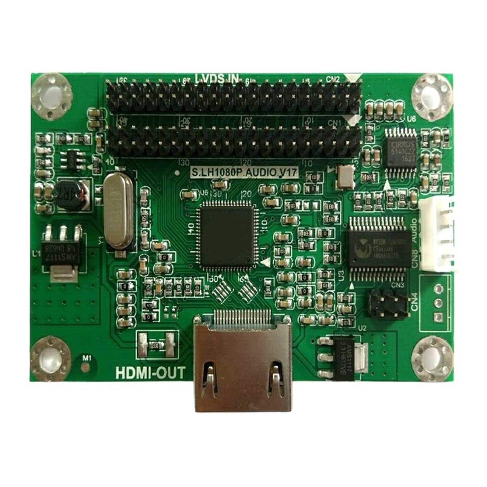 Applicable to Placa adaptadora LVDS a HDMI. Salida a Compatible con múltiples resoluciones: estándar 720P y 1080P(Without Audio)