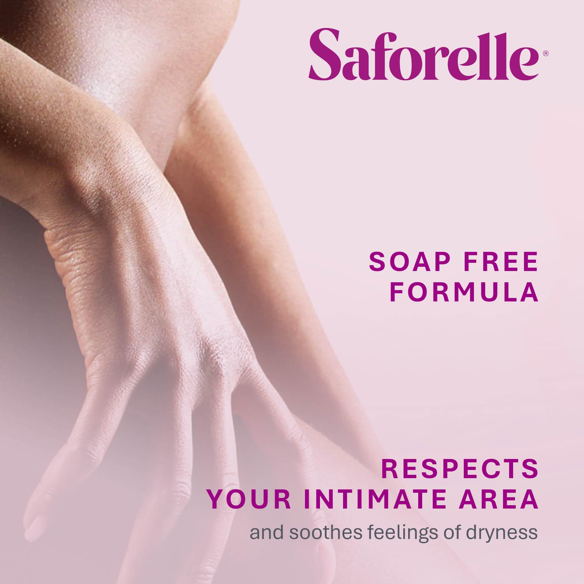 Saforelle Intensive Moisturizing Cleansing Care - 8.45 fl oz - Feminine Wash with Burdock Extract for Soothing Daily Cleansing