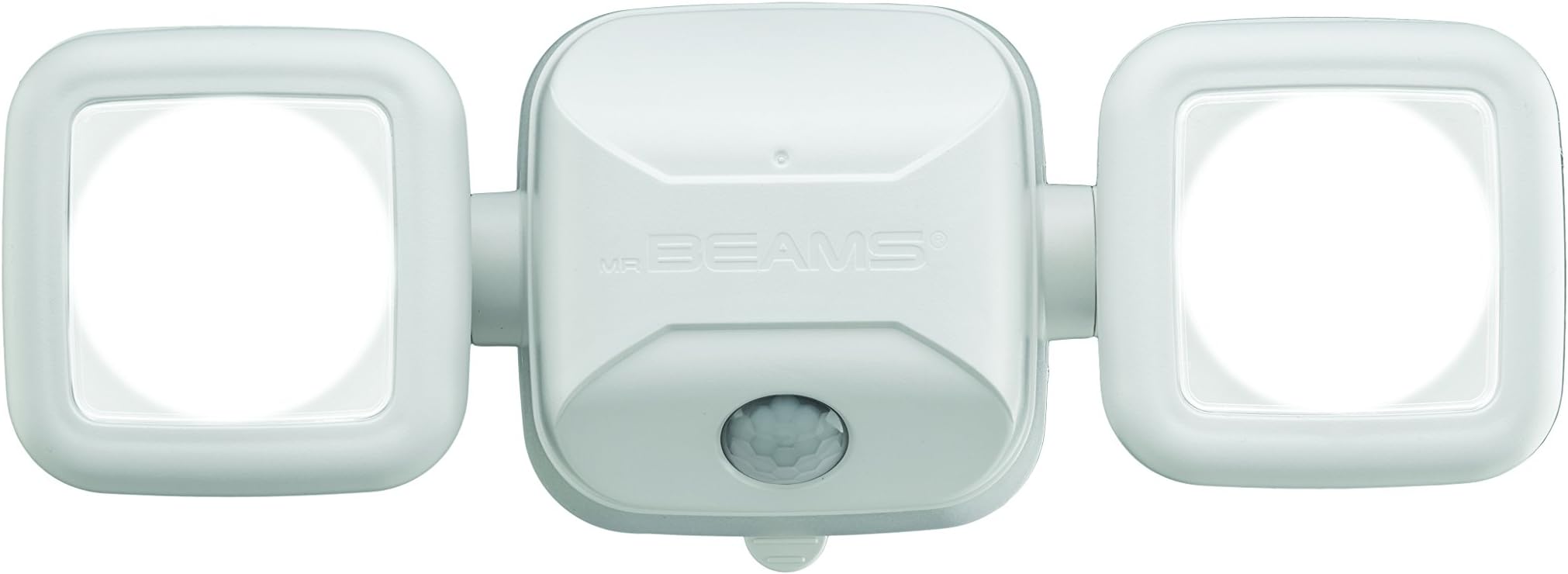 Mr. Beams MB3000-WHT-01-00 LED Dual Head Security Spotlight (White)