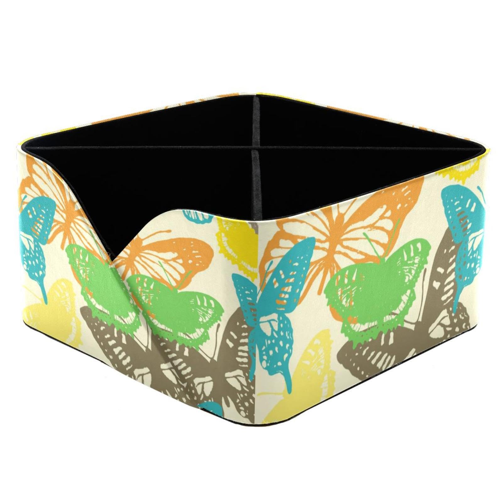 Organiseur de bureau papillon à 4 compartiments pour stylos