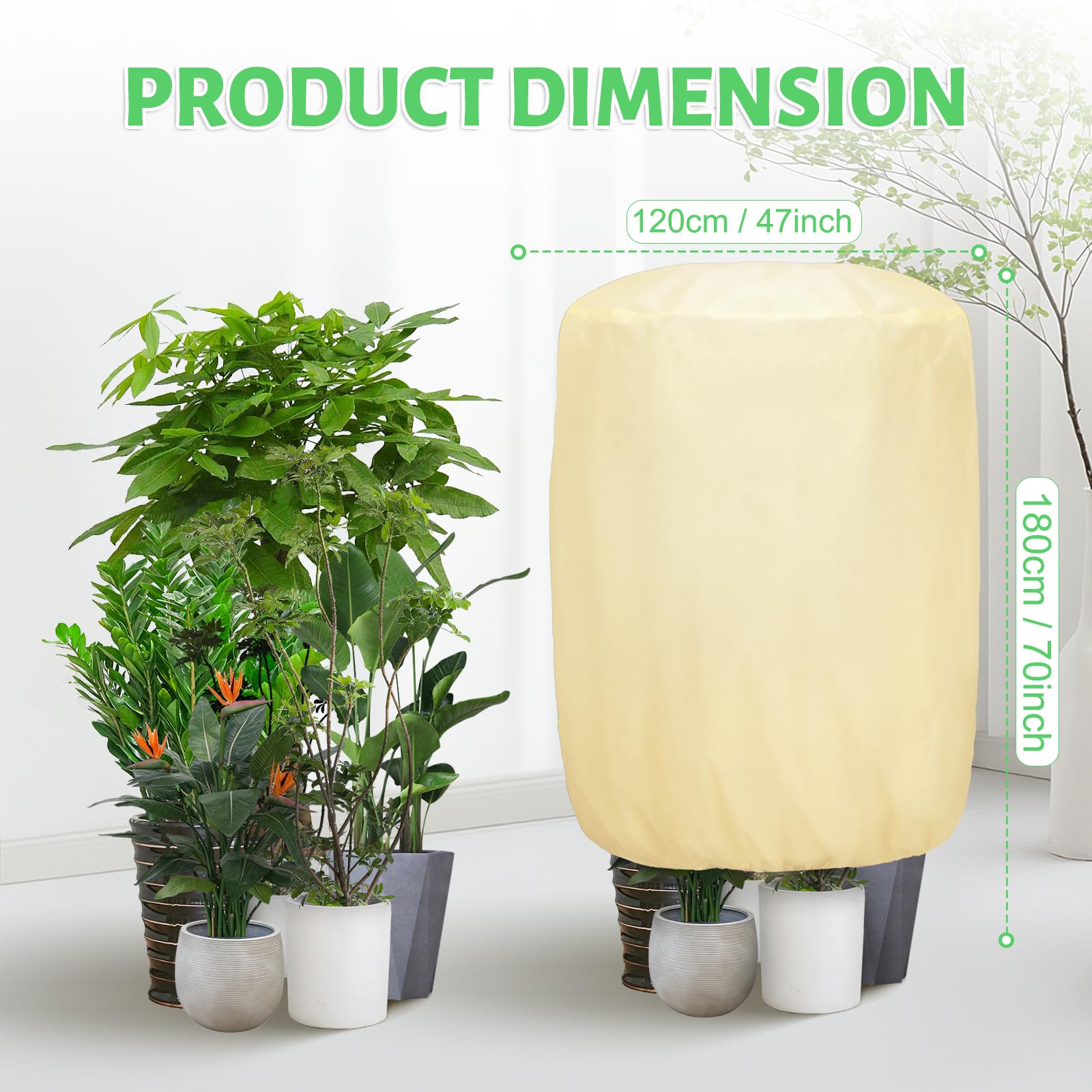 Voiles D'hivernage Blanc Non Zippés H. 180cm - Lot De 3, Vente Au, Voile D'hiver