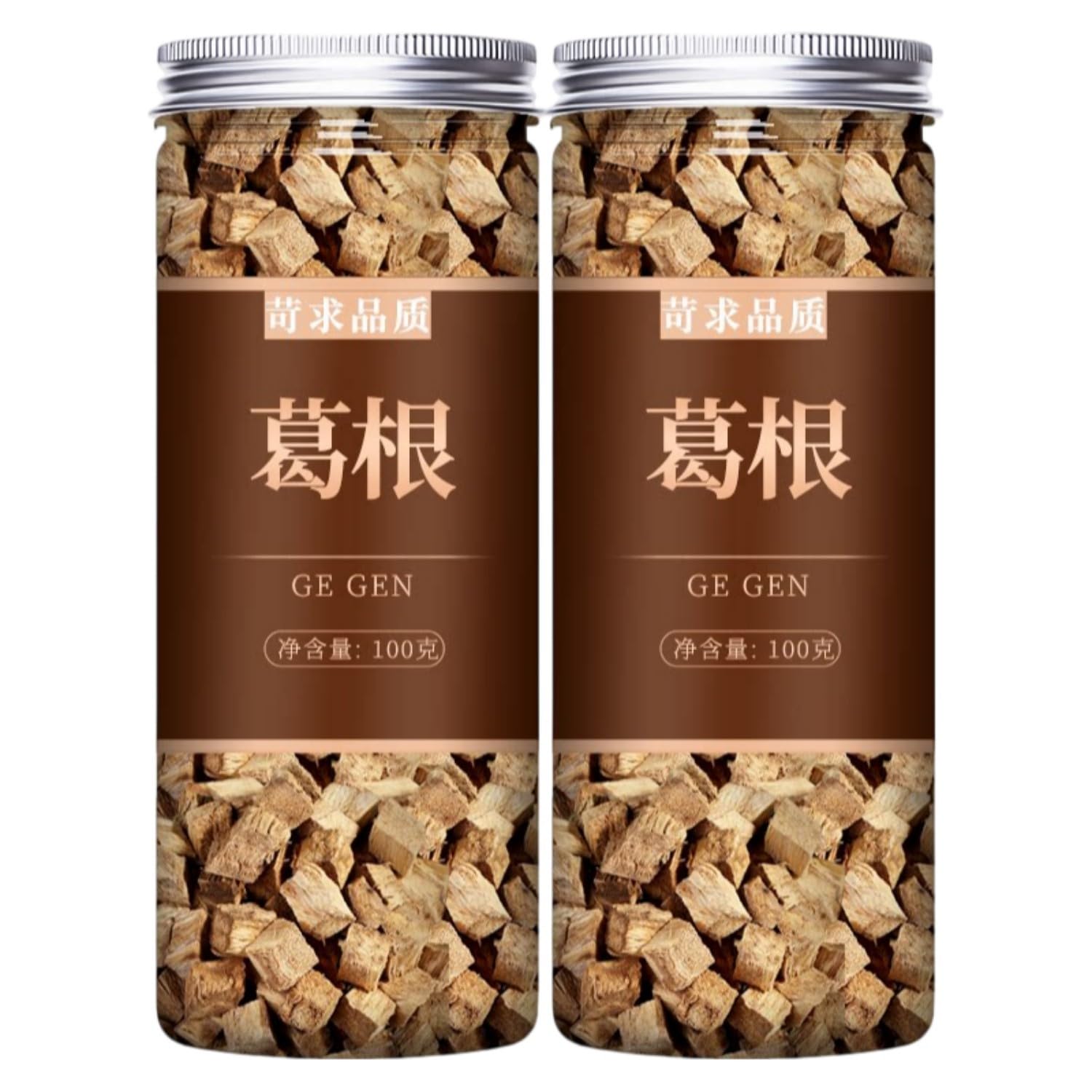 【2罐】葛根100g*2 Premium Natural china herbal tea Loose Leaf Tea,Chinese Tea, Sulfur Free,Flower tea,dark tea,loose tea Sweet Fresh