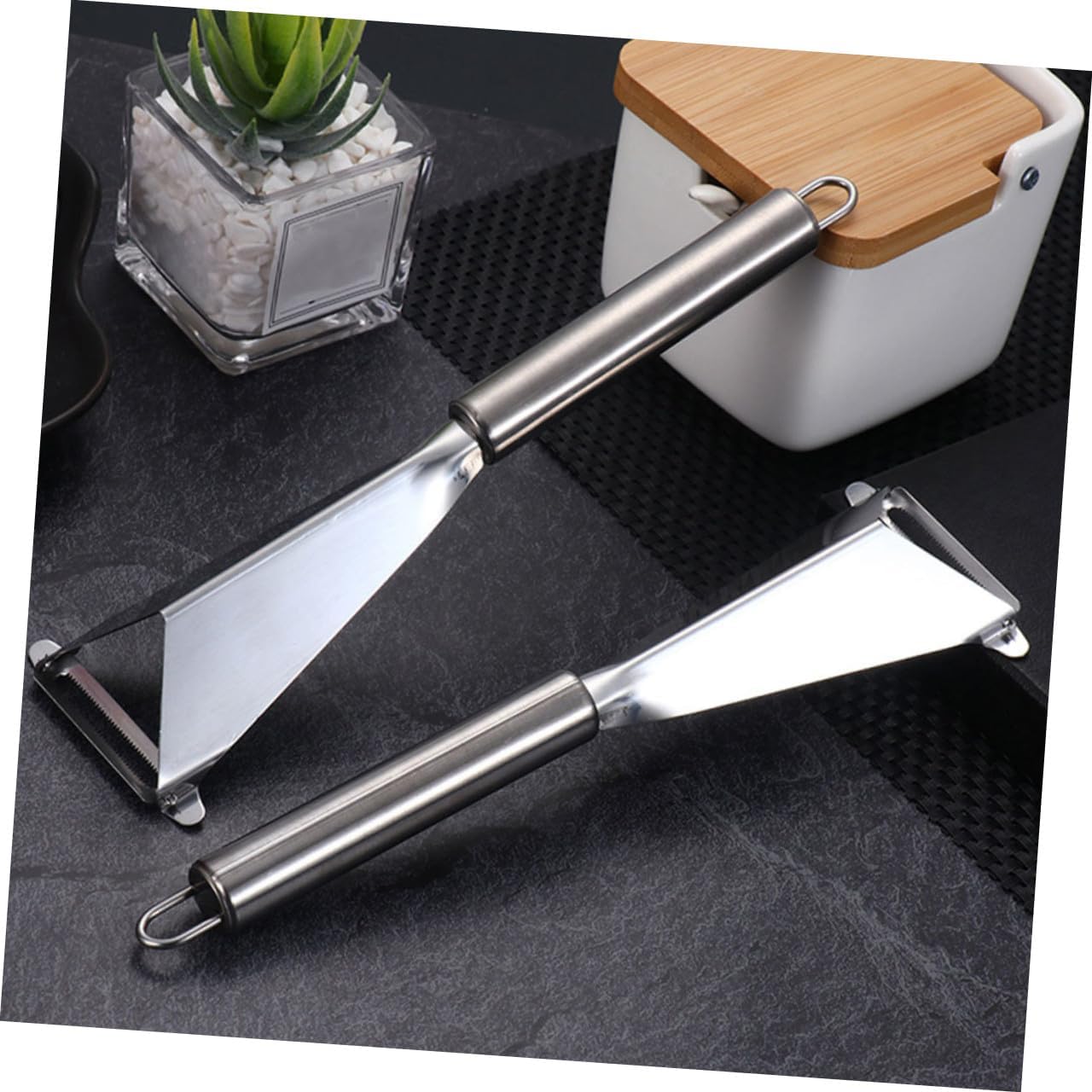 ABOOFAN 2Pcs Fruit Carving Cutters Stainless Steel for Home Kitchen Use