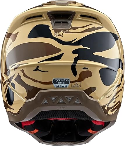 Miniatura 5 de Alpinestars Supertech S-M5 - Casco de motocross mineral (marrón oscurocanguro mate, talla L)