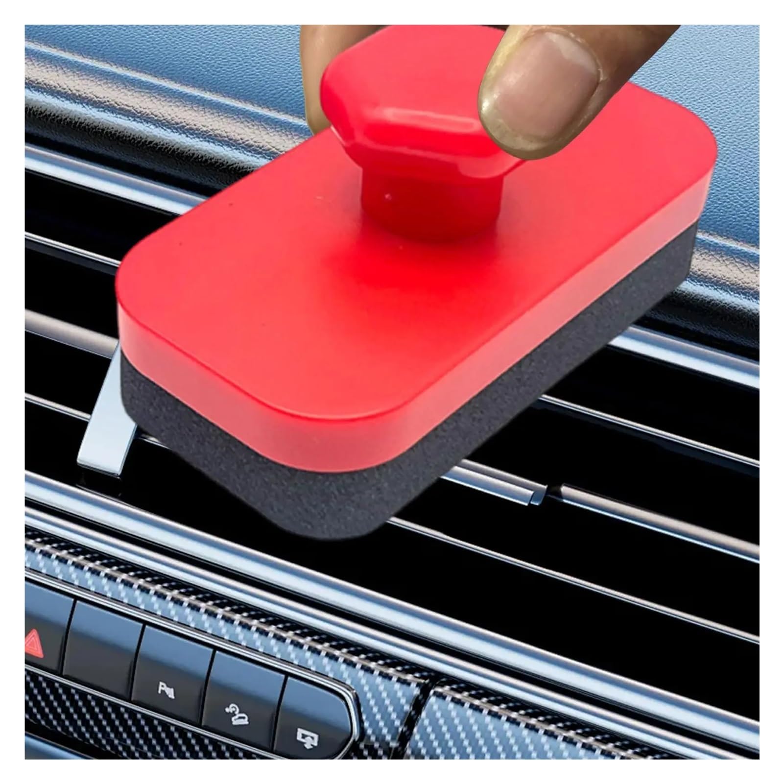 Reifenglanz-Schwamm, Autowachs-Applikator mit Deckel, wiederverwendbarer Pinsel, geeignet for die Felgenreinigung, das Auftragen von Wachs und Detailpflege des Innenraums(B(45cm))