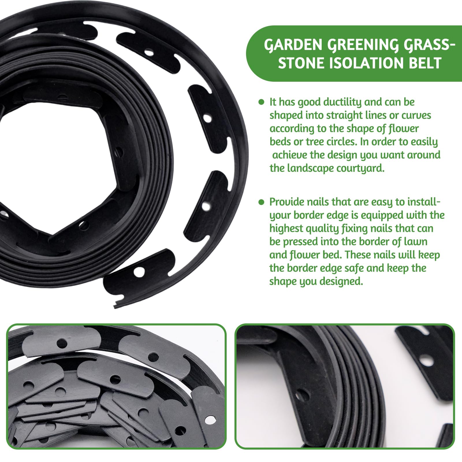 5M Flexible Lawn Garden Edging Border - Image 3