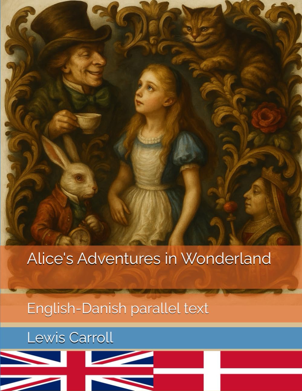 Alice's Adventures in Wonderland: English-Danish parallel text