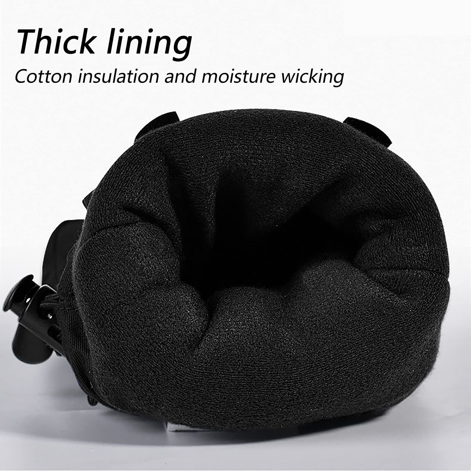 Generic Rękawice zimowe męskie wodoodporne rękawiczki narciarskie rękawiczki rowerowe ciepłe damskie ekran dotykowy unisex rękawice sportowe outdoorowe do biegania, jazdy na rowerze, szare, M