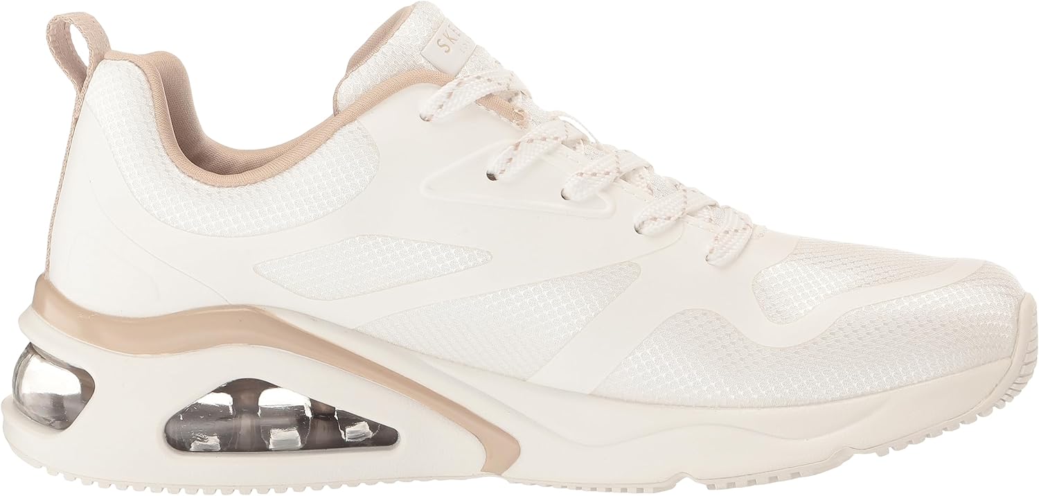 Skechers Women's TRES UNO-Modern AFF-AIR Sneaker, 7.5 White - Image 6