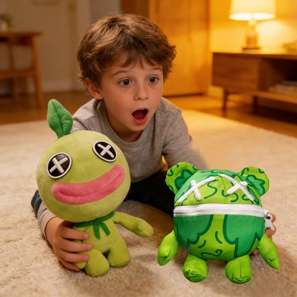 Wrongside Outimals Peluche, Wrongside Outimals Peluches Set, Poupée Monstre Jeu Horreur, Peluche Horreur Douce pour Enfants et Fans (3#) - 3