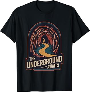 Caving Spelunking Exploring Caves Speleology T-Shirt