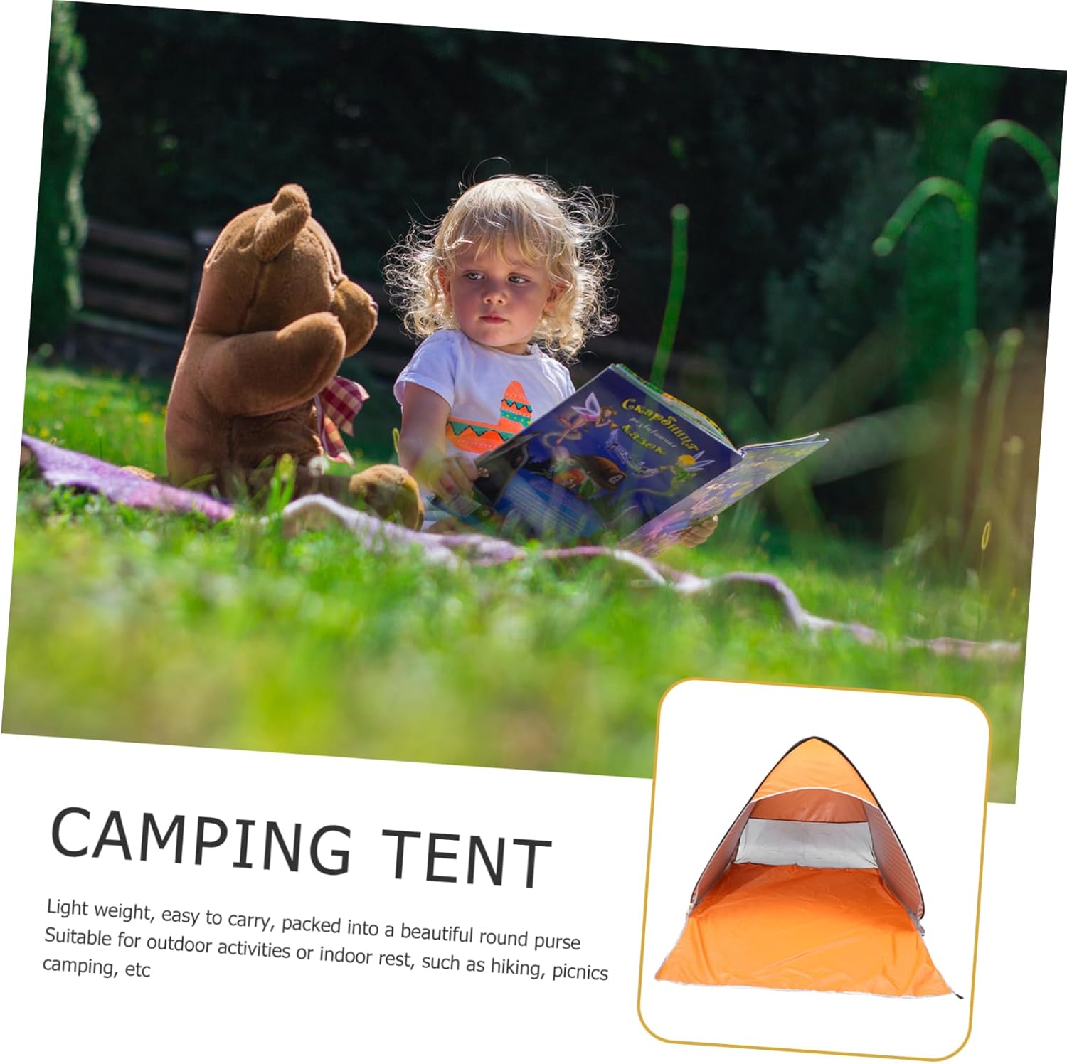 1set Automatic Striped Pattern Camping Tent Instant Setup Outdoor Shelter for Beach and Picnic Suitable for Families and Boys and Girls Lightweight and Easy to Carry