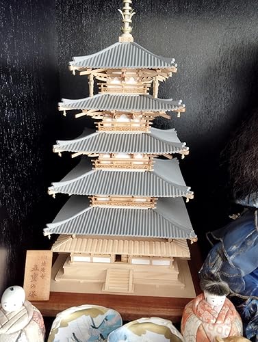 ウッディジョー 法隆寺 五重の塔 木製模型 組立キット