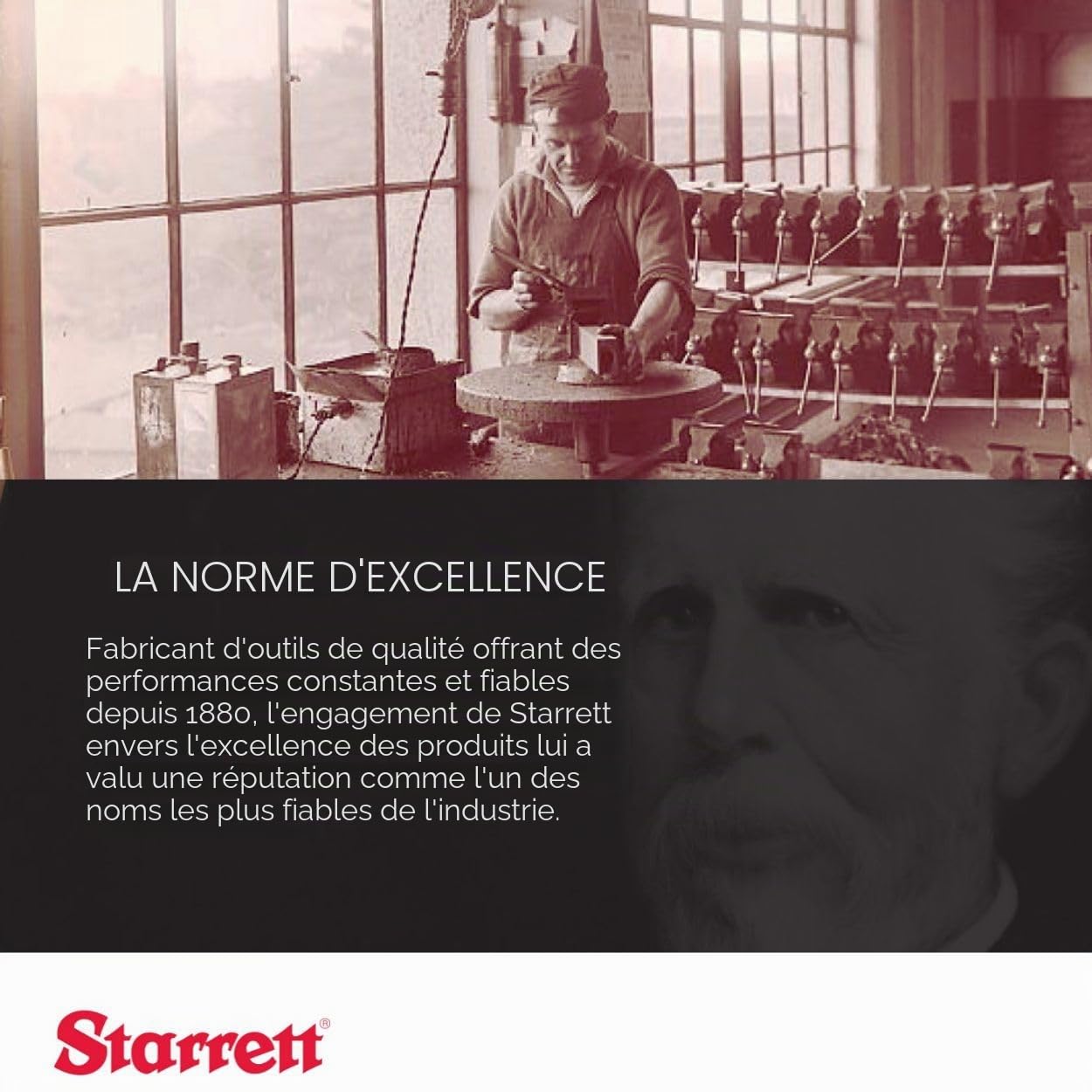 Starrett 277–6 15,2 cm toolmakers 'spring-type Séparateur Écrou avec pieds rond et solide