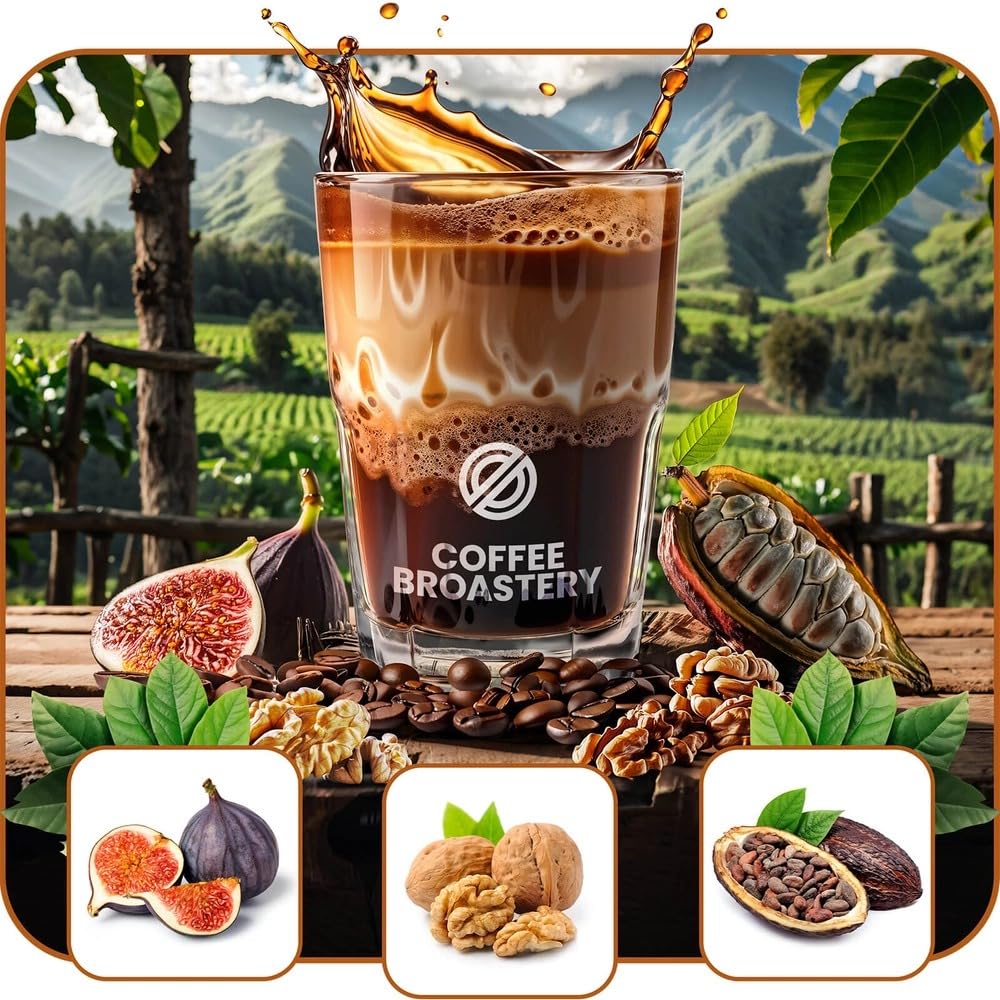 Coffee Broastery Uganda Kanyenye 1 kg – Caffè in Grani 100% Arabica, Tostatura Artigianale Fresca, Note di Fico, Noci e Cacao, Origine Tracciabile, Specialty Coffee