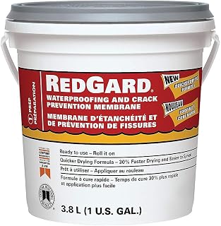 RedGard Waterproofing and Crack Prevention Membrane - 1 Gallon Pail