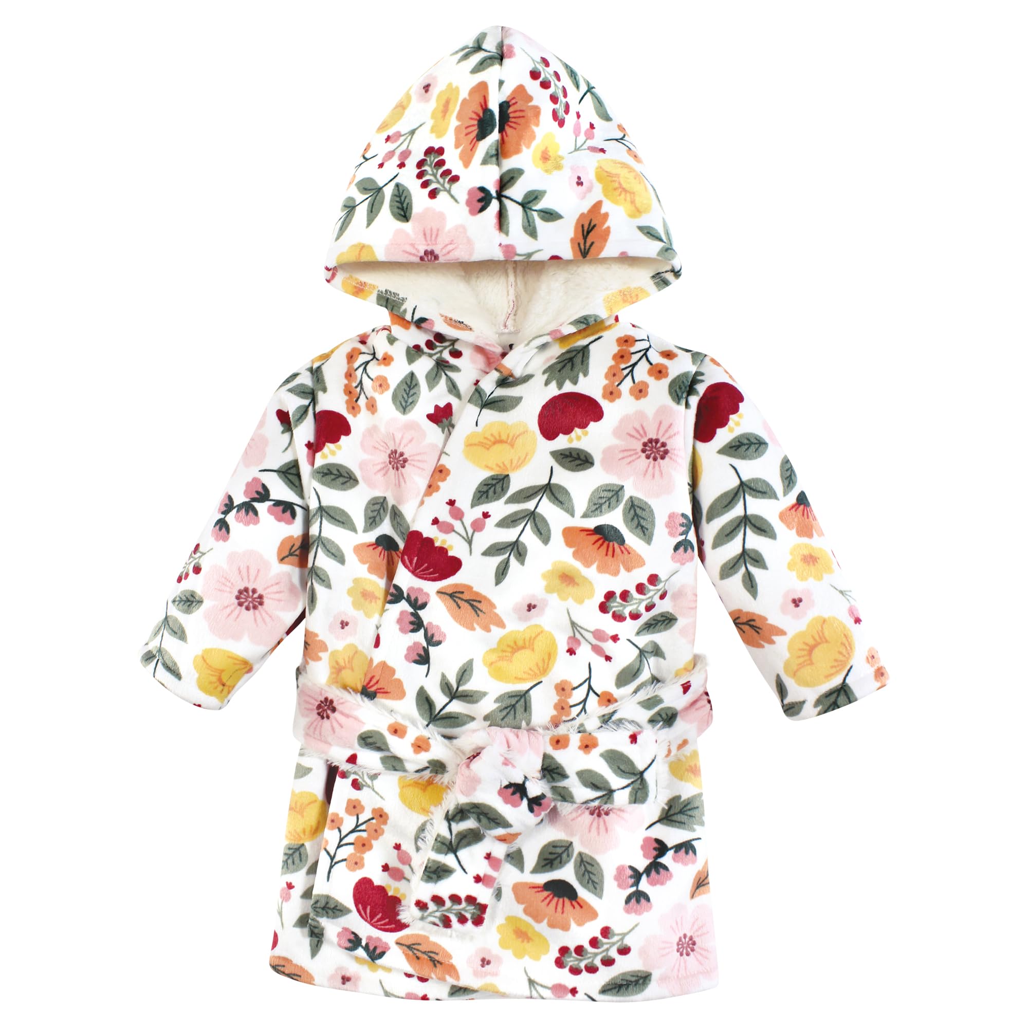 Hudson Baby Unisex Baby Mink with Faux Fur Lining Pool and Beach Robe Cover-ups