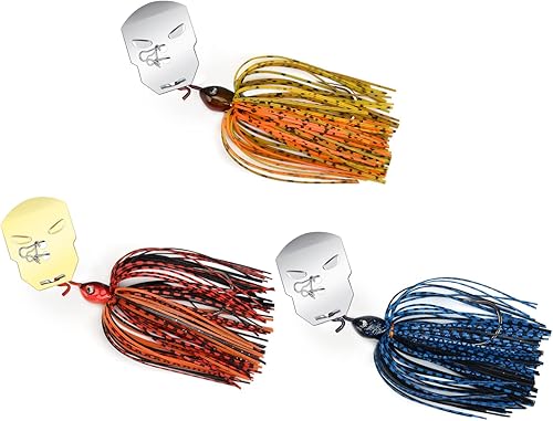 Miniatura 27 de MadBite by KastKing Bladed Jig Fishing Lures, Multi-Color Kits, Irresistible Vibrating Action, Sticky-Sharp Heavy-Wire Needle Point Hooks, Popular