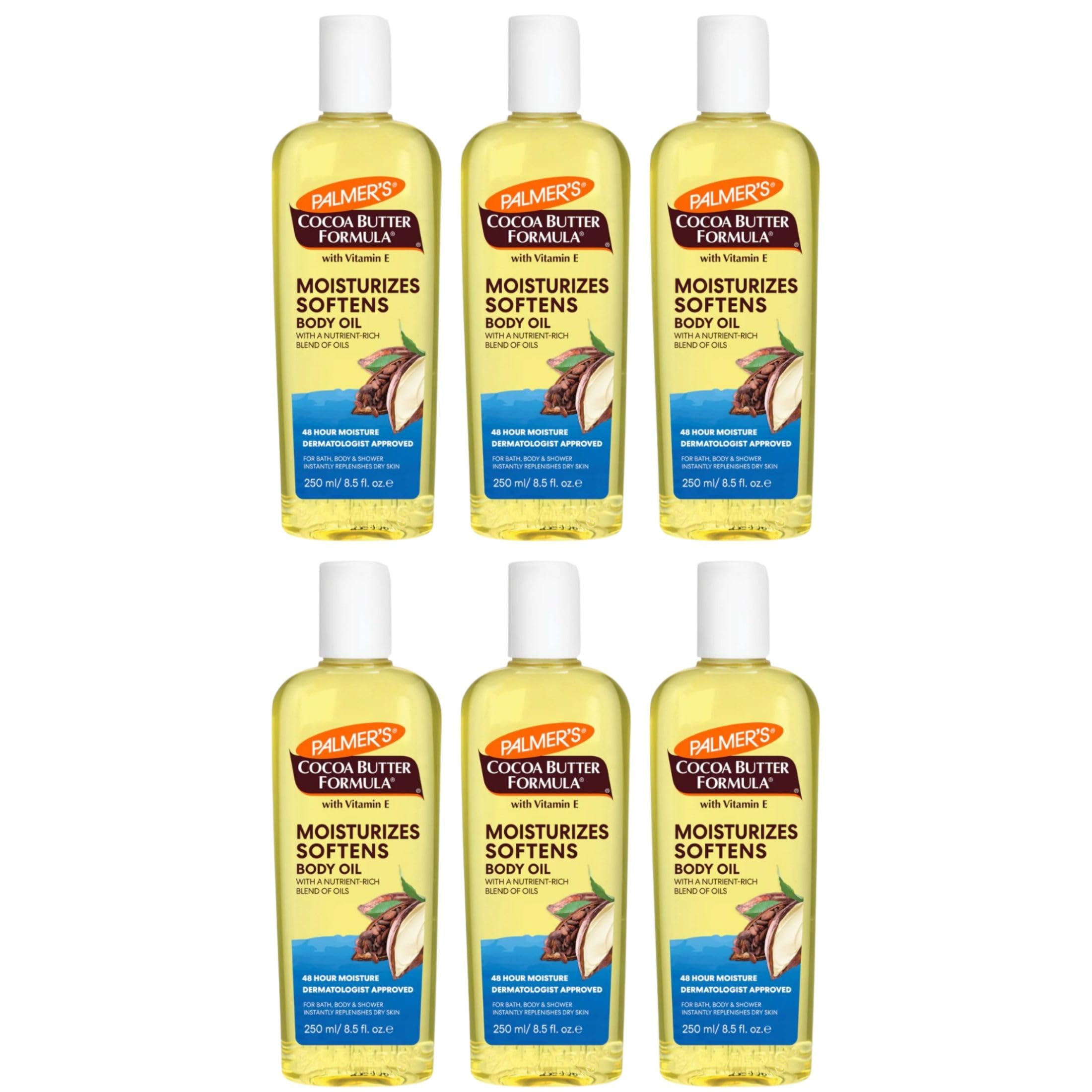 Palmers Cocoa masło nawilżające do ciała z witaminą E 8,5 oz (6 szt.) by Palmer's