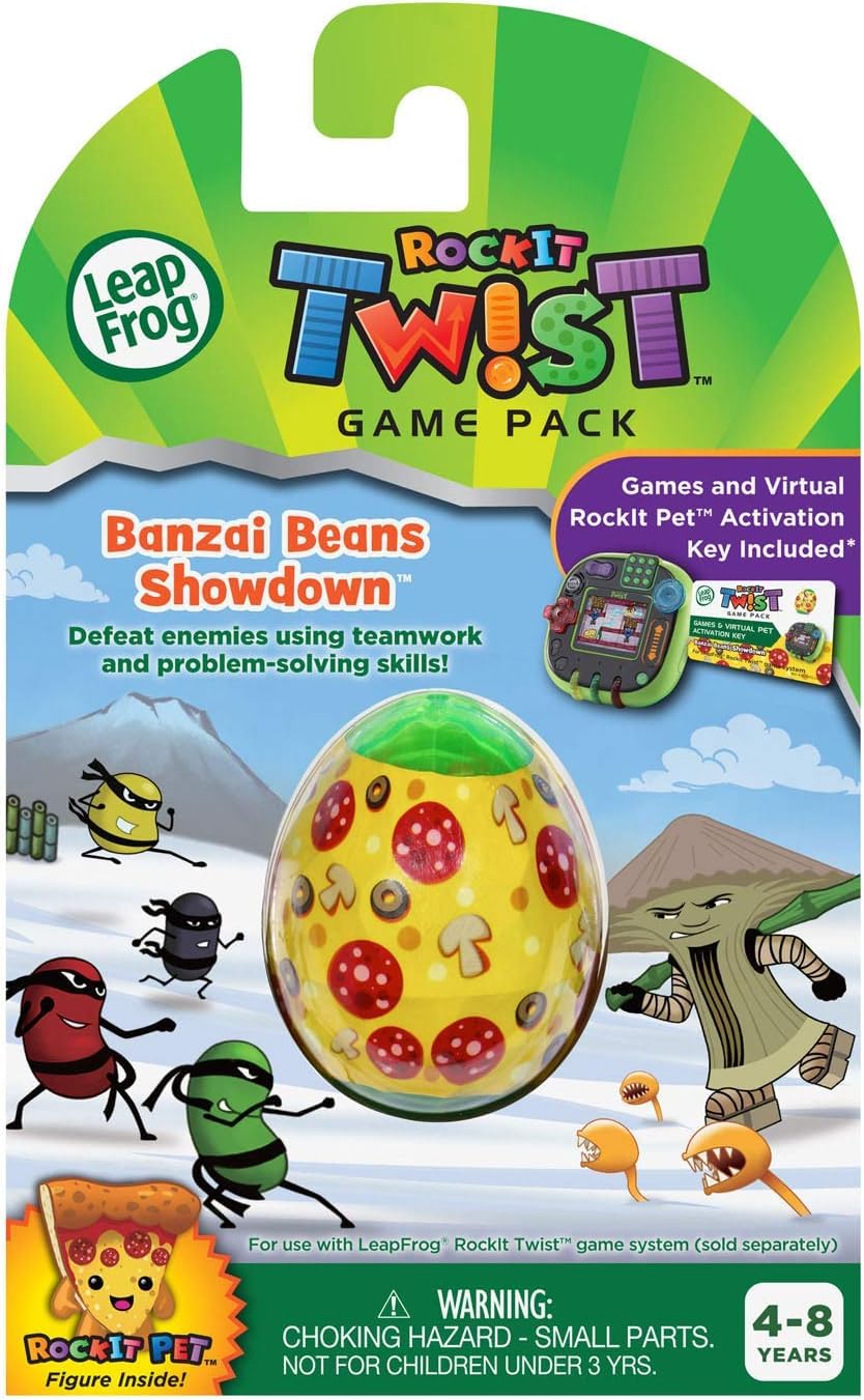 LeapFrog RockIt Twist Game Pack Cookie's Sweet Treats, Interactive Learning Game for Kids, Teaches Logic, Strategy, and Fun Cooking Challenges, Ideal for Kids Aged 4–7 Years