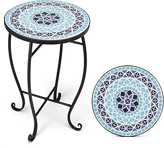 VINGLI Mosaic Accent Table, 14