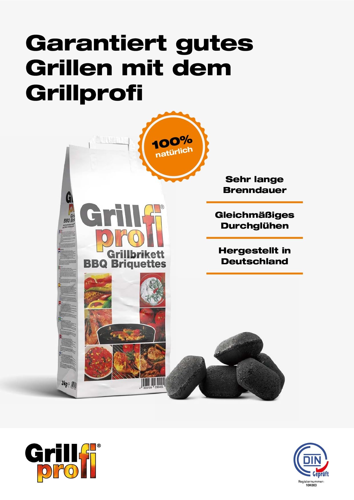 Napoleon Premium Grillbriketten - Barbecue Aanmaken & Brandstof - 10 kg
