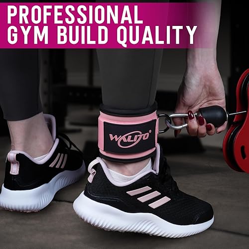 Miniatura 8 de WALITO Ankle Resistance Bands with Cuffs, Ankle Bands for Working Out, Ankle Weights for Women, Glutes Workout Equipment, Ankle Strap for Legs and