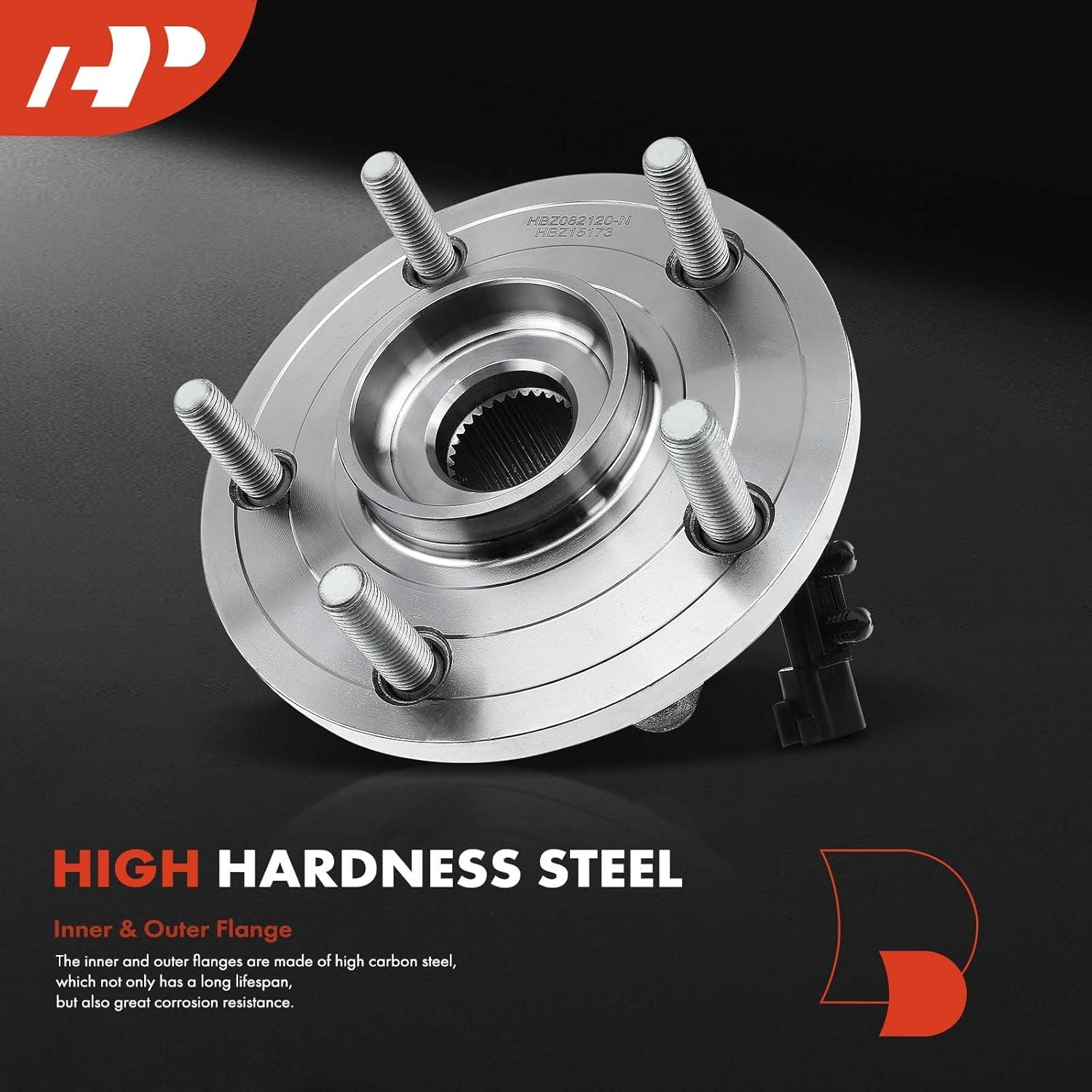 A-Premium Front Wheel Bearings and Hub Assembly Compatible with Chrysler Pacifica 2017 2018 2019 2020, w/ABS 5-Lug