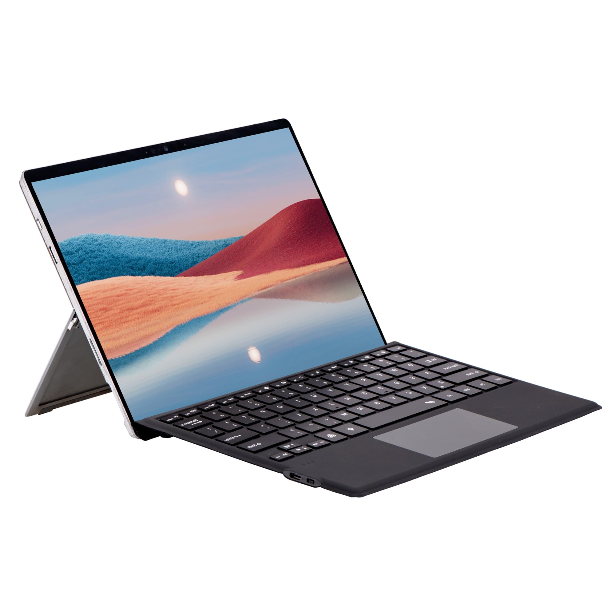 mobee Type Cover for Microsoft Surface Pro 7+ Pro 7 Pro 6 Pro 5 Pro 4 Pro 3, Bluetooch Keyboard with Multi-Touch Trackpad Mouse, Rechargeable Battery