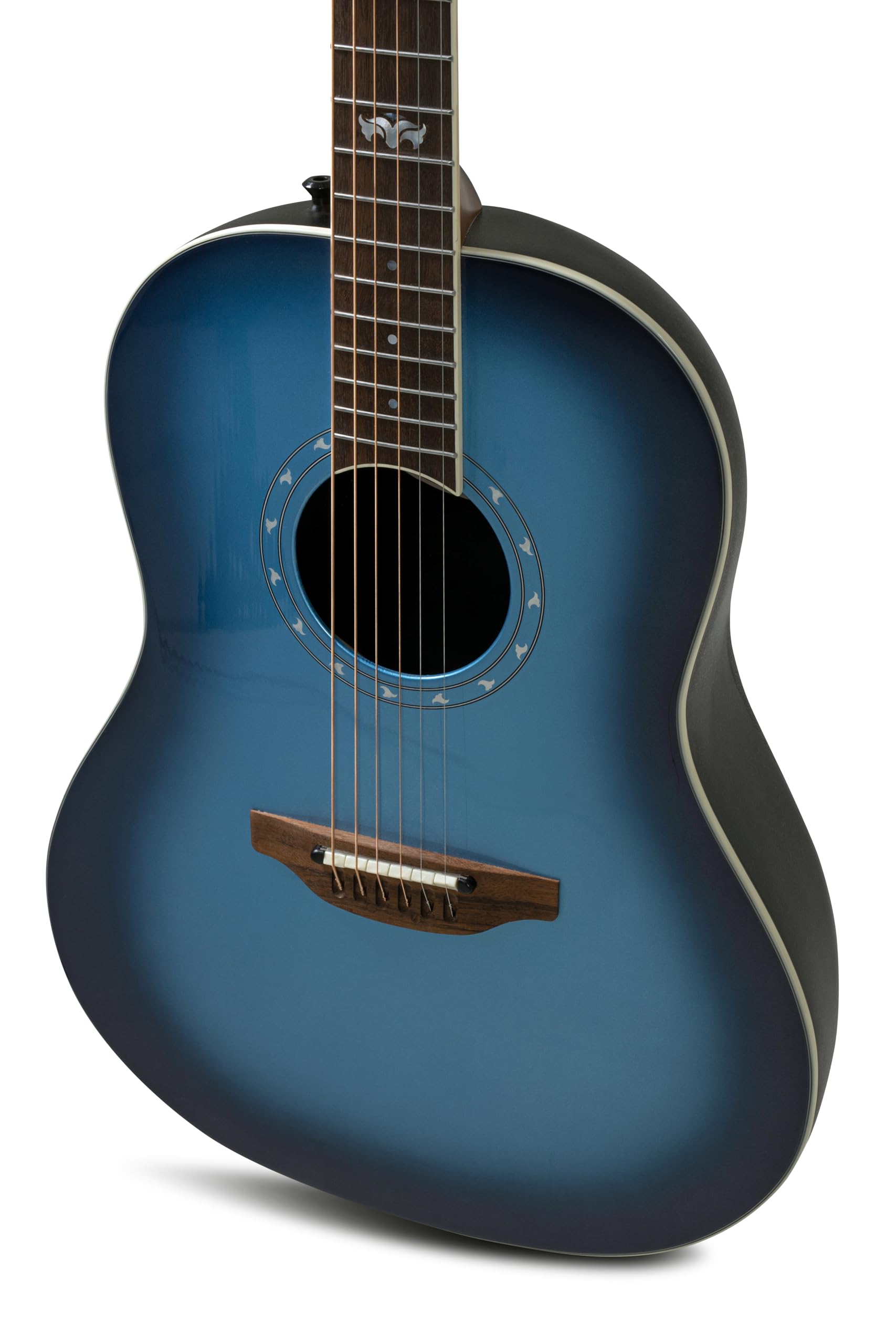 Ovation Chitarra acustica elettrica Pro Series Ultra 1516 Mid Non-Cutaway – Coperta in abete massello di grado A – Body Lyrachord Mid-Depth – con custodia morbida – vernice UV – effetto metallizzato