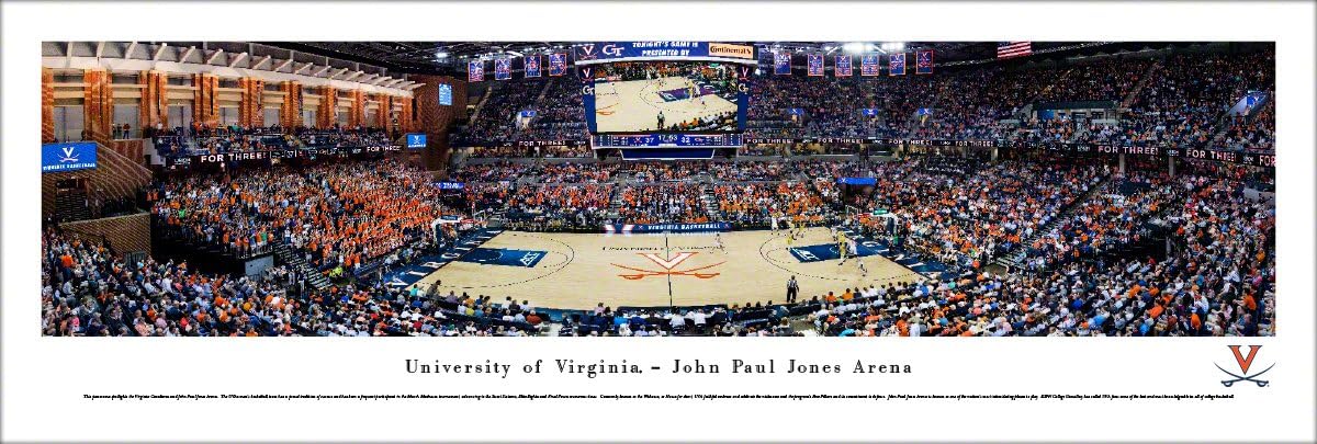 Virginia Basketball - College Posters, Framed Pictures and Wall Decor by Blakeway Panoramas