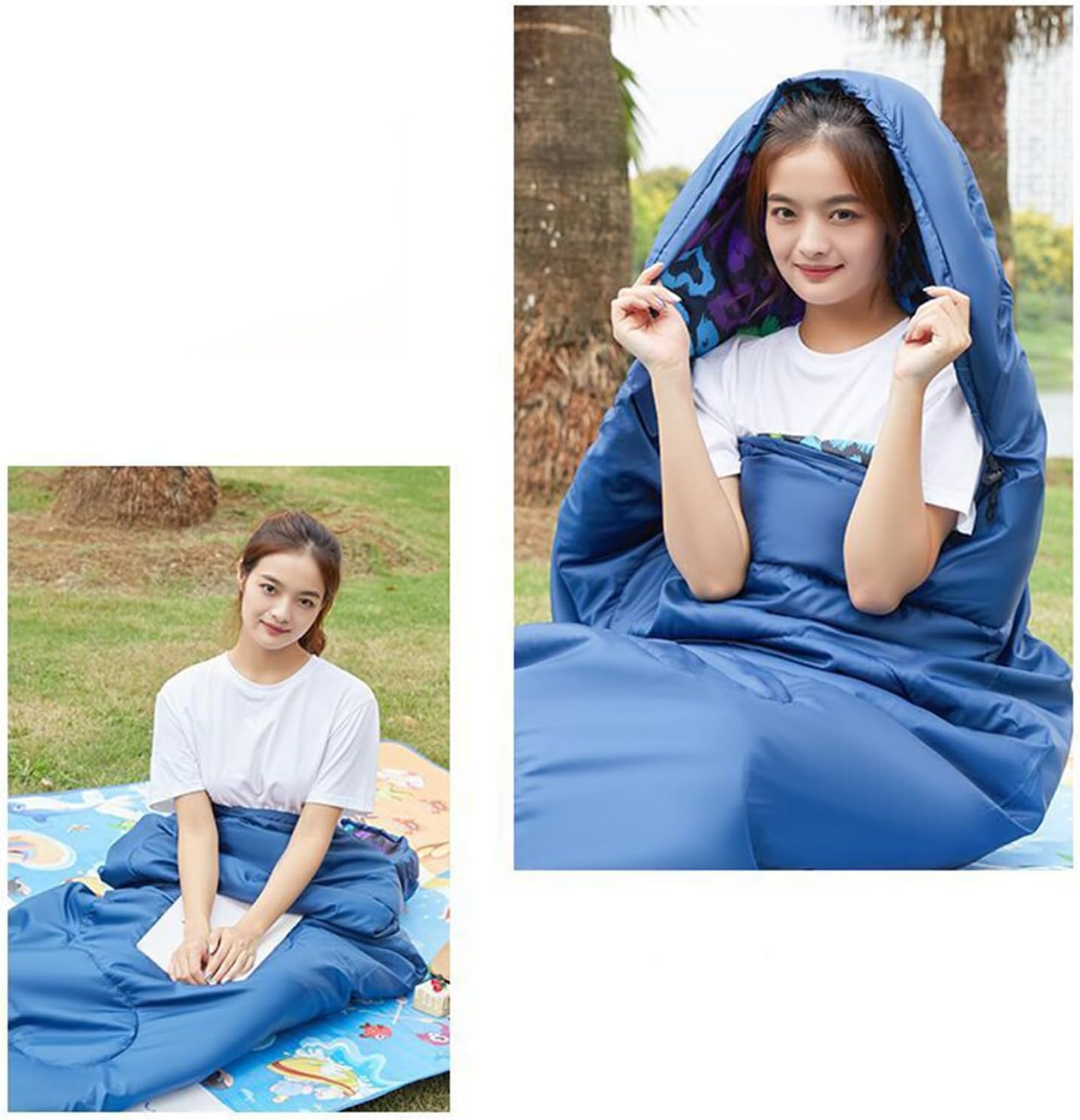 Cotton Winter Sleep Bag Indoor Outdoor Envelope Camping Bags Waterproofs Compression Sacks Outdoor Camping Envelope Sleep