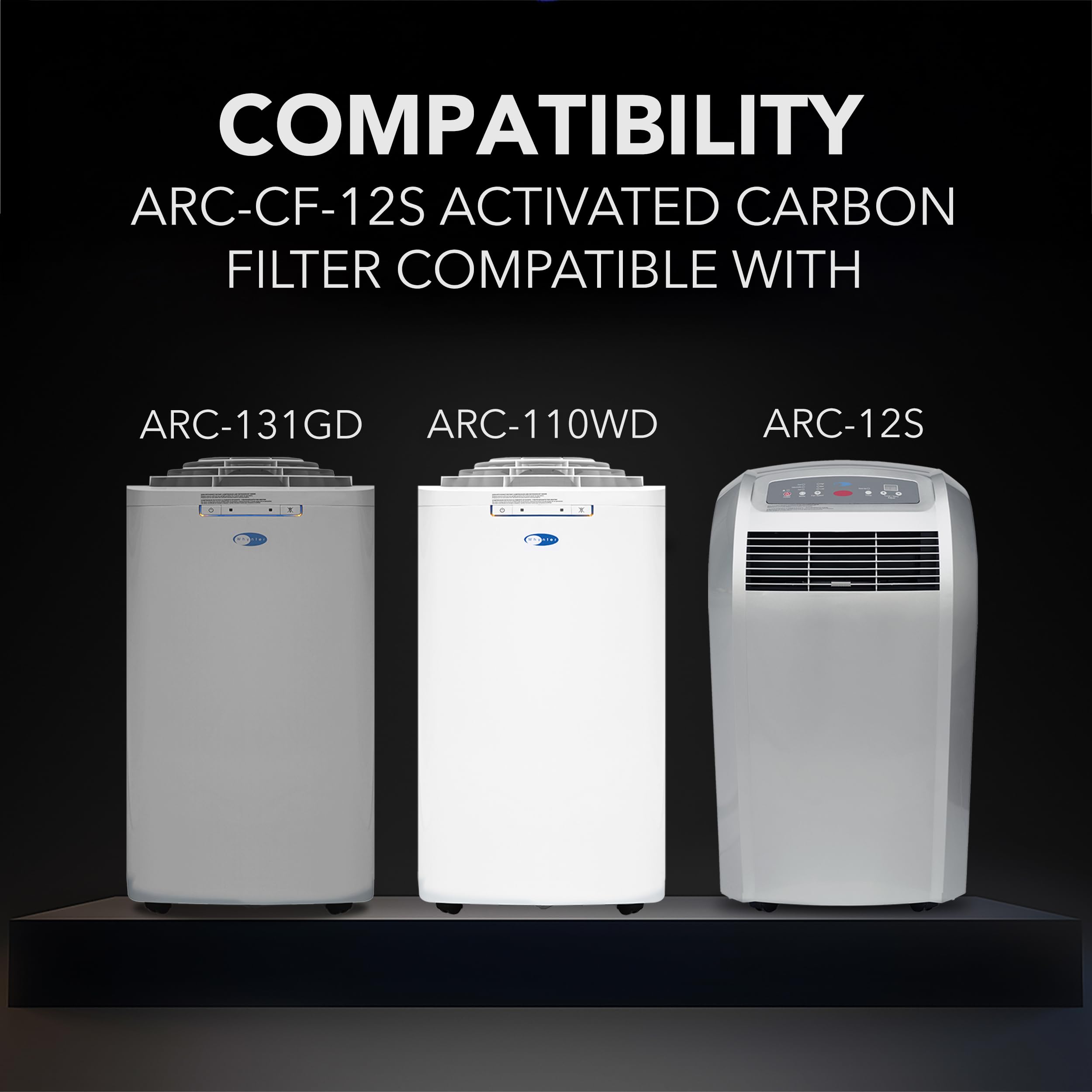 Whynter Activated Carbon交換用フィルタWhynterエアコンポータブルモデルarc-12s ( arc-cf-12s ) Amazon.com: Whynter ARC-CF-12S Filter Replacement for Portable Air