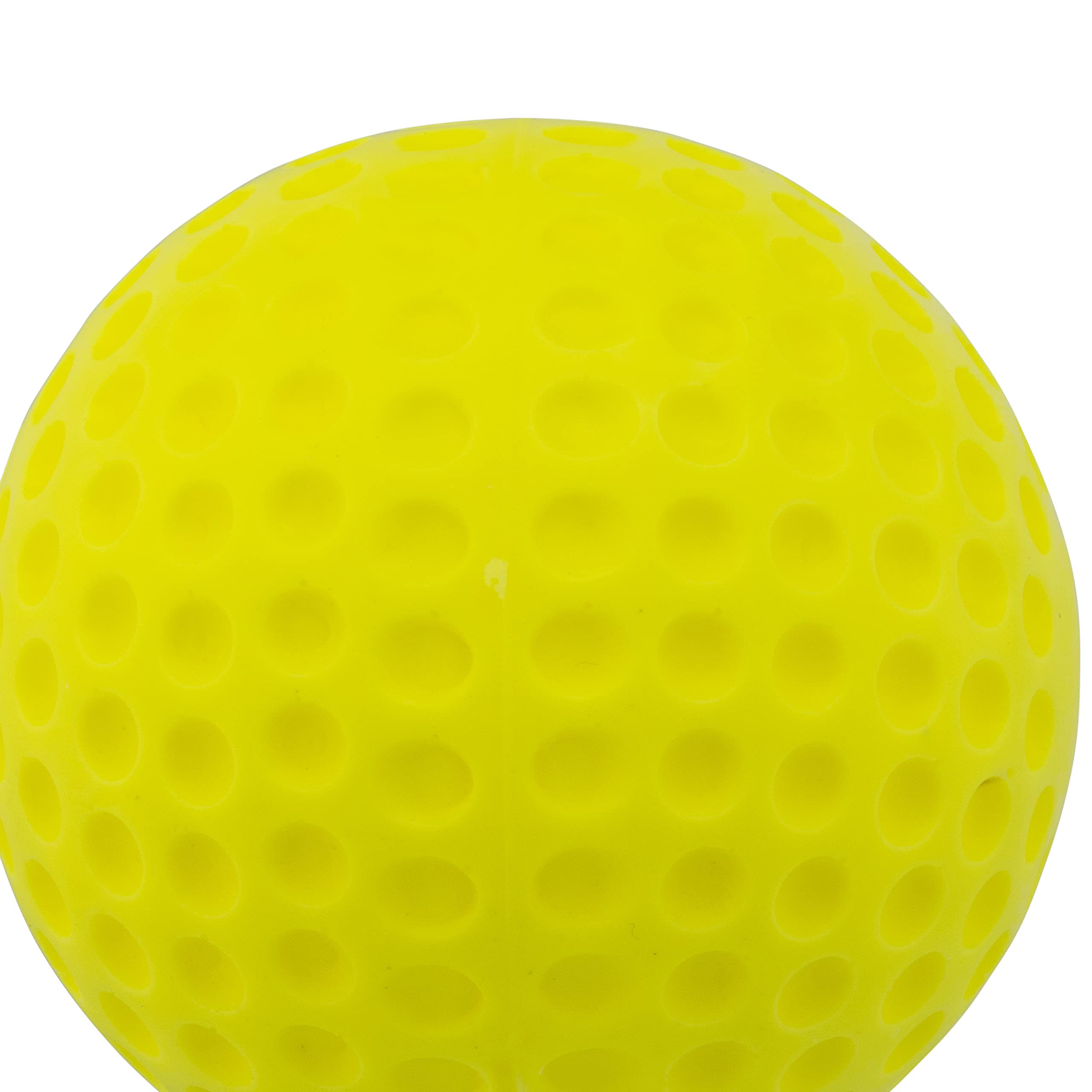 CHAMPRO Dimple modellato Palla Morbida da Baseball - Giallo Ottico, Dozzina (12)