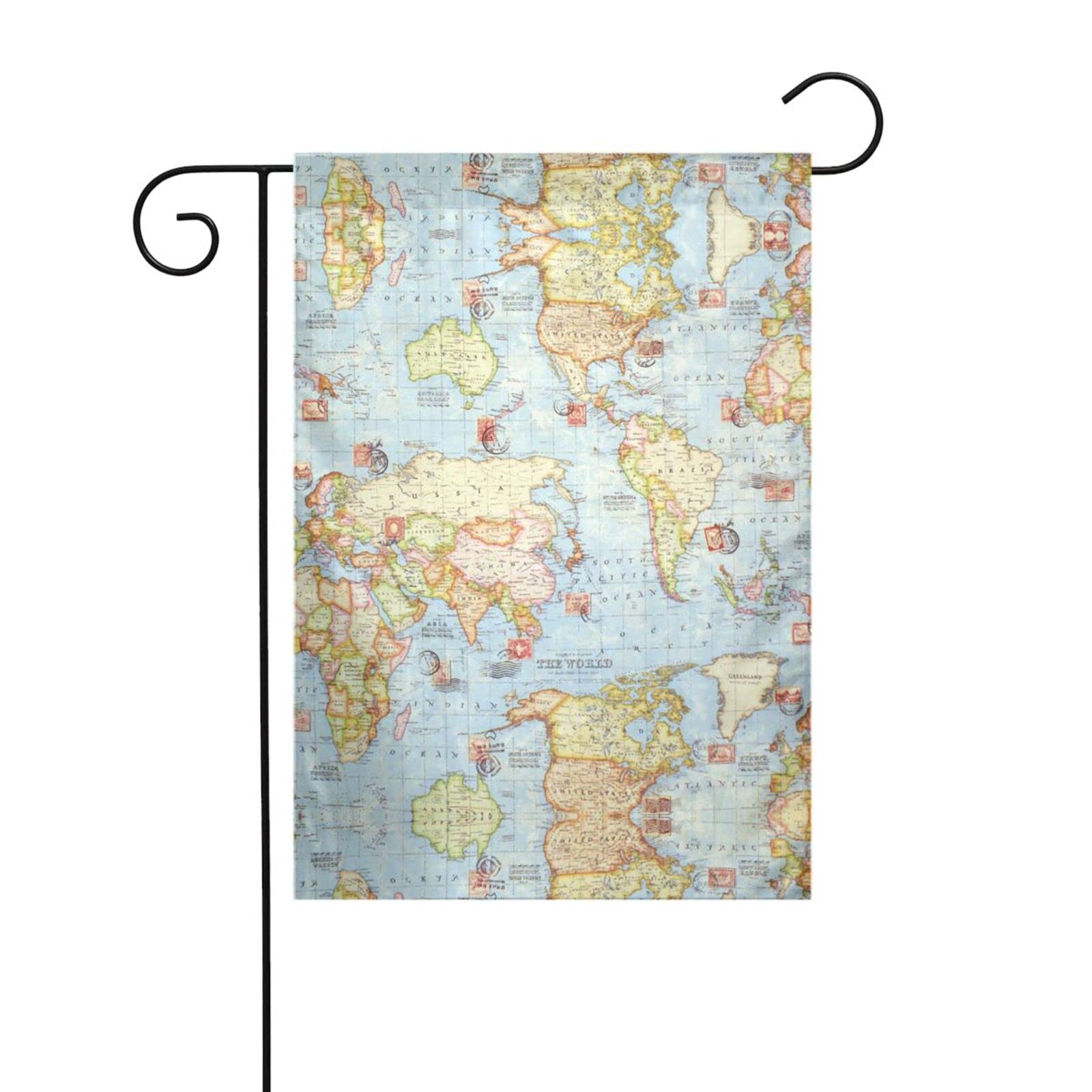 Gartenflagge „Stell Dir Vor, Alle Leben In Frieden“ – Doppelseitig & Wetterfest