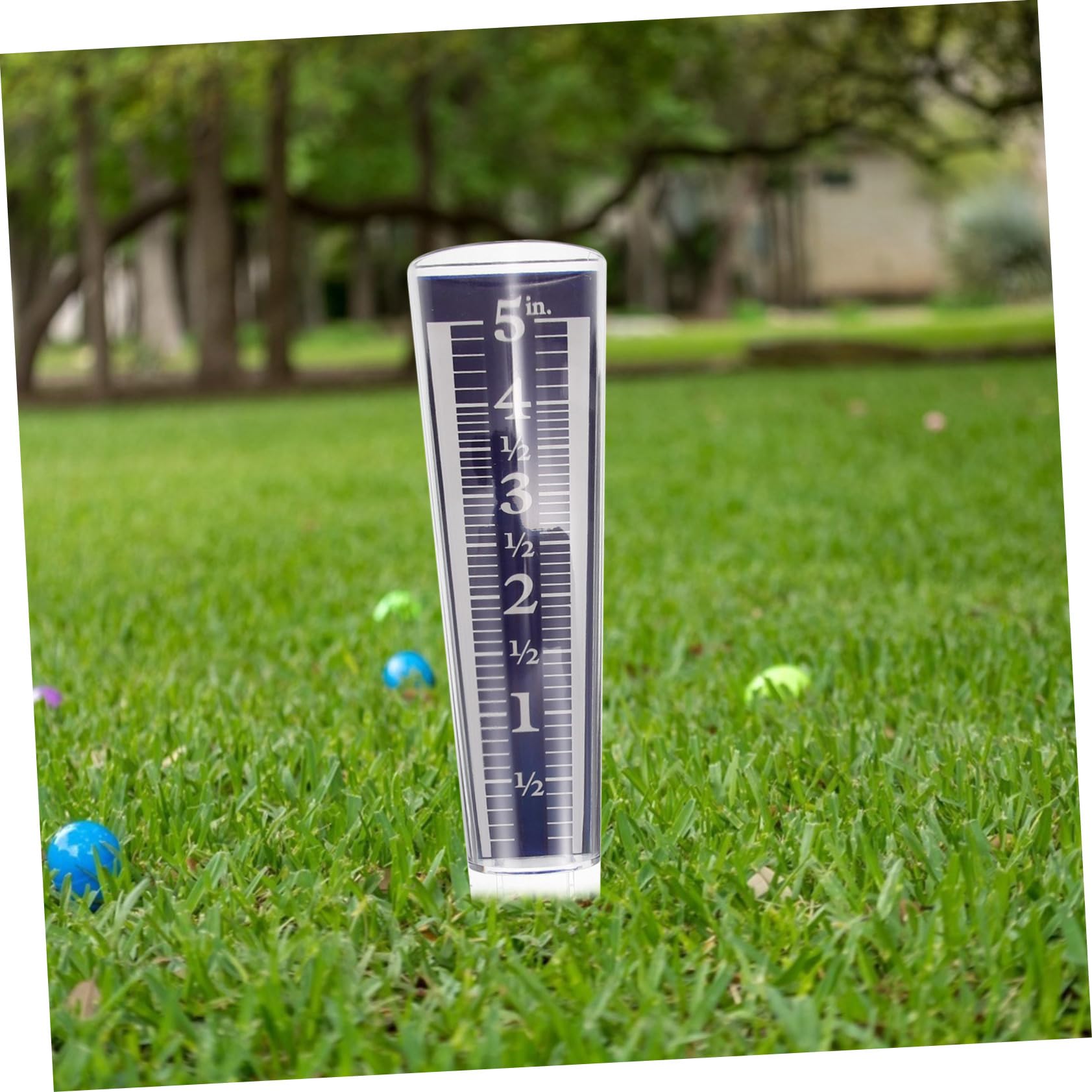 5stücke Rain Gauge Transparent Mit Präziser Regenmesszylinder Für Außenbereich Garten Regenmesser Langlebig Und Einfach Abzulesen Für Gartenbewässerung