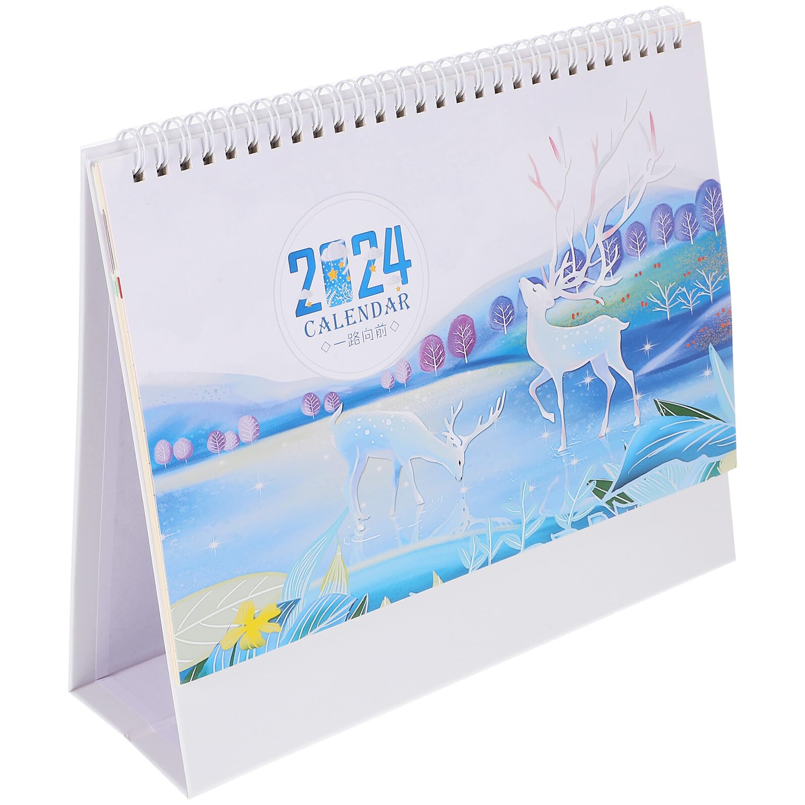 Veemoon Calendario da Tavolo Mensile Calendario da Tavolo per Uso Domestico e Ufficio per Uso Quotidiano
