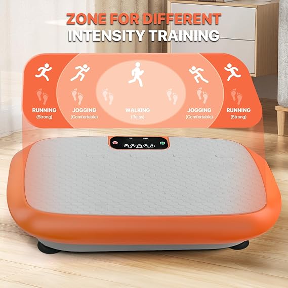 Vibration Plate Exercise Machine for Weight Loss Fitness Equipment, Vibration Plate Platform for Home Fitness,Lymphatic Drainage Shaking Full Body Shaker 99 Adjustable Speeds