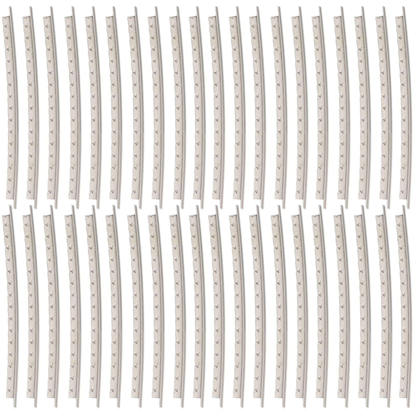 ibasenice Guitar Fret Wire 40pcs Fret Wires for Electric Guitar Fretboard Accessories
