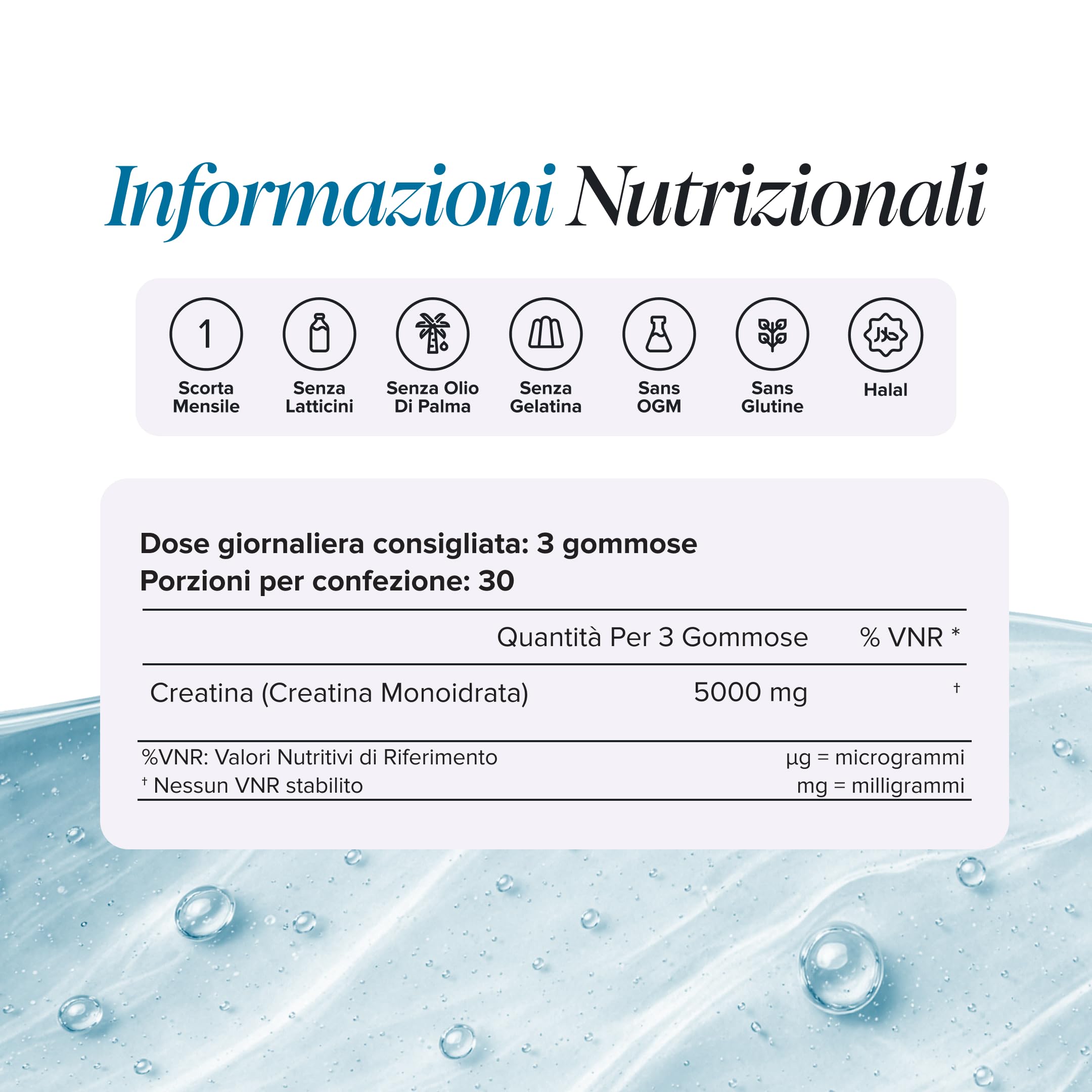 Creatina Monoidrata Gommose – 5000 mg per Porzione ad Alta Forza – Aumenta le Prestazioni Fisiche – Alternativa a Polvere, Compresse e Capsule – Vegana, Gusto Fragola – 90 Gommose – Novomins